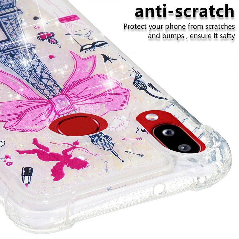 Coque Samsung Galaxy A10s La Tour Eiffel Paillettes Coque Samsung Galaxy A10s La Tour Eiffel Paillettes