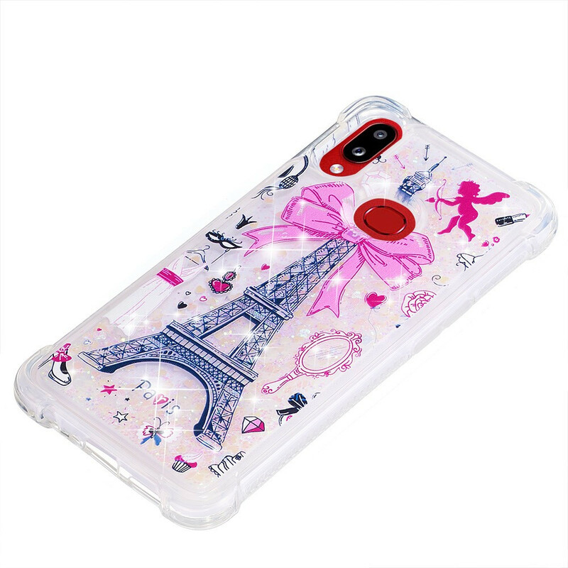 Coque Samsung Galaxy A10s La Tour Eiffel Paillettes Coque Samsung Galaxy A10s La Tour Eiffel Paillettes