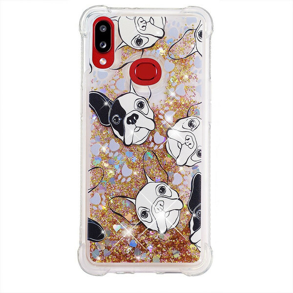 Coque Samsung Galaxy A10s Mr Chien Paillettes