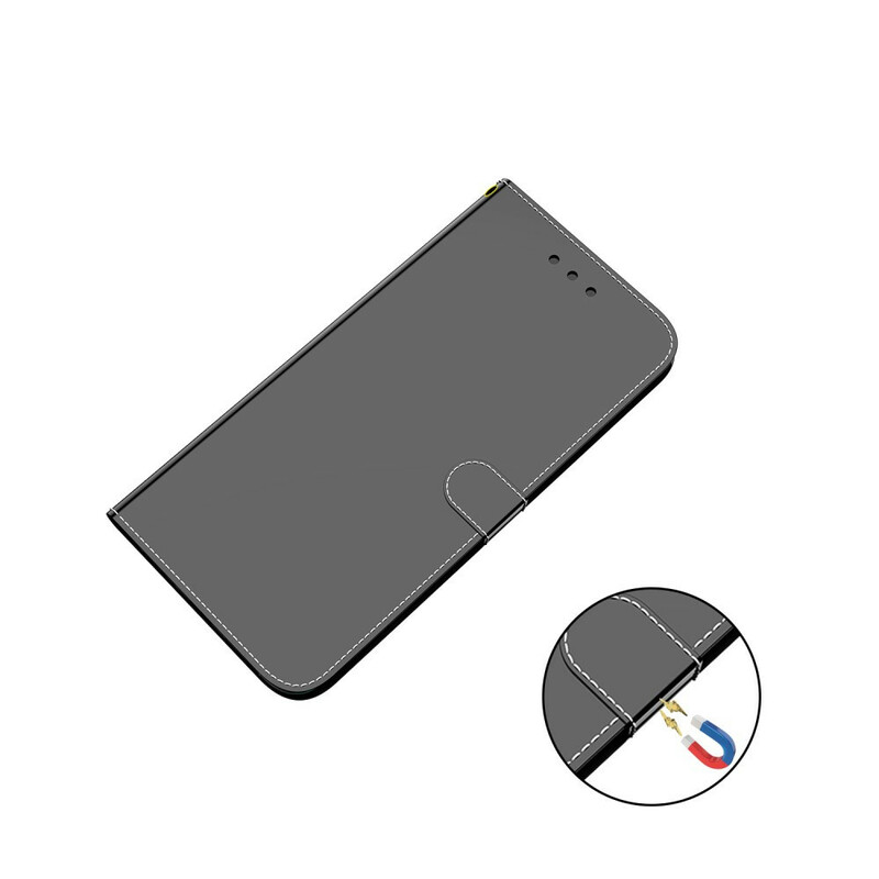Housse Samsung Galaxy Note 20 Simili Cuir Couverture MIroir