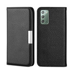 Flip Cover Samsung Galaxy Note 20 Simili Cuir Litchi Ultra Chic Flip Cover Samsung Galaxy Note 20 Simili Cuir Litchi Ultra Chic