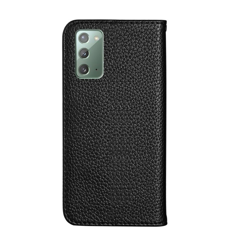 Flip Cover Samsung Galaxy Note 20 Simili Cuir Litchi Ultra Chic Flip Cover Samsung Galaxy Note 20 Simili Cuir Litchi Ultra Chic