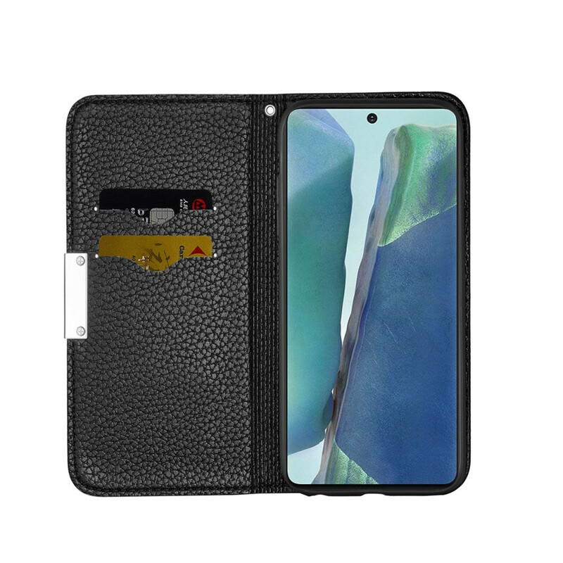 Flip Cover Samsung Galaxy Note 20 Simili Cuir Litchi Ultra Chic Flip Cover Samsung Galaxy Note 20 Simili Cuir Litchi Ultra Chic