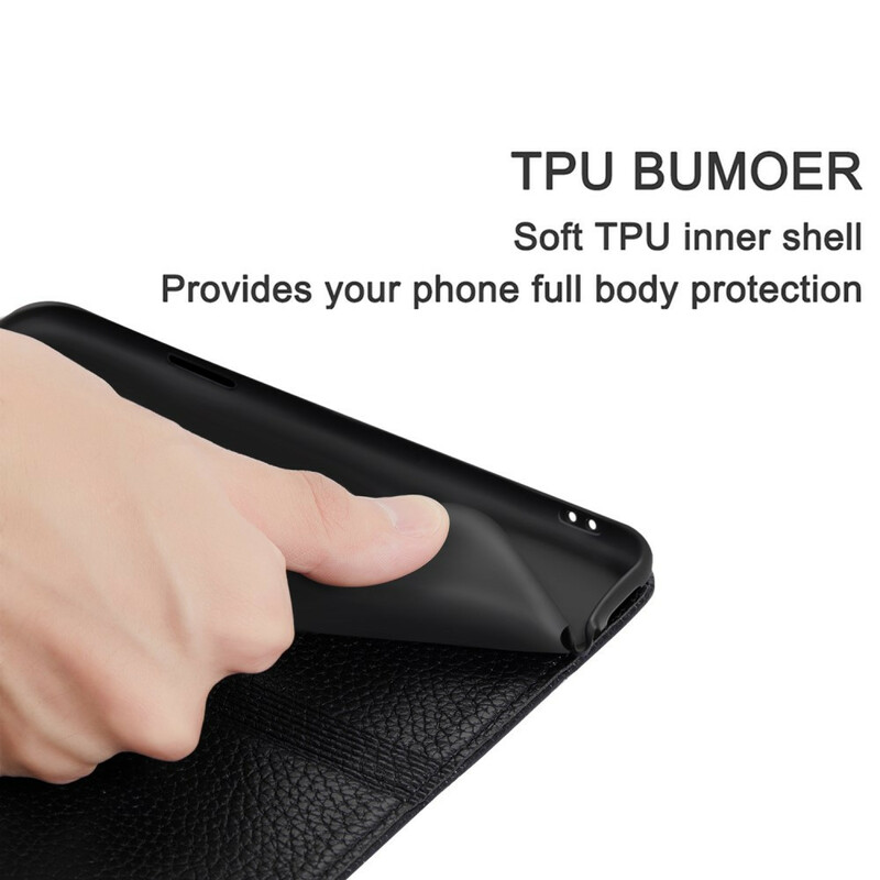 Flip Cover Samsung Galaxy Note 20 Simili Cuir Litchi Ultra Chic Flip Cover Samsung Galaxy Note 20 Simili Cuir Litchi Ultra Chic