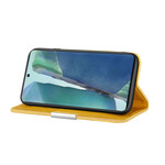 Flip Cover Samsung Galaxy Note 20 Simili Cuir Litchi Ultra Chic