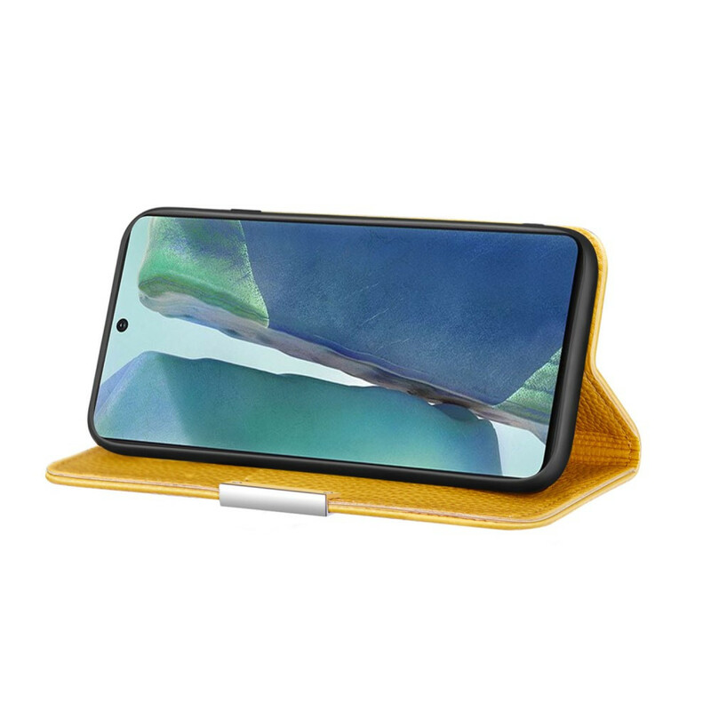 Flip Cover Samsung Galaxy Note 20 Simili Cuir Litchi Ultra Chic Flip Cover Samsung Galaxy Note 20 Simili Cuir Litchi Ultra Chic