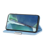 Flip Cover Samsung Galaxy Note 20 Simili Cuir Litchi Ultra Chic