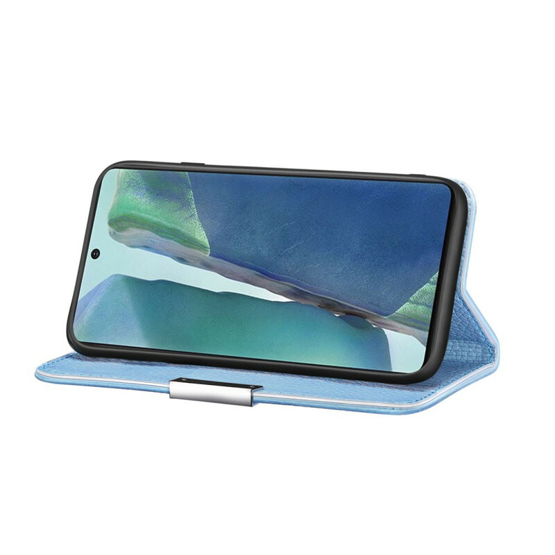 Flip Cover Samsung Galaxy Note 20 Simili Cuir Litchi Ultra Chic Flip Cover Samsung Galaxy Note 20 Simili Cuir Litchi Ultra Chic