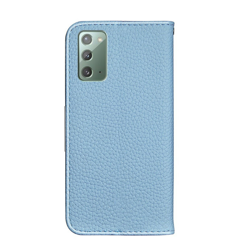 Flip Cover Samsung Galaxy Note 20 Simili Cuir Litchi Ultra Chic