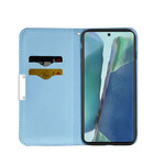 Flip Cover Samsung Galaxy Note 20 Simili Cuir Litchi Ultra Chic