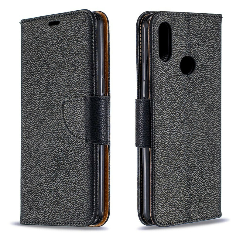 Housse Samsung Galaxy A10s Litchi Rabat Oblique Housse Samsung Galaxy A10s Litchi Rabat Oblique