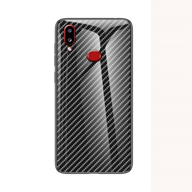 Coque Samsung Galaxy A10s Verre Trempé Fibre Carbone Coque Samsung Galaxy A10s Verre Trempé Fibre Carbone