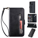 Housse Samsung Galaxy A10s Porte-monnaie avec Lanière Housse Samsung Galaxy A10s Porte-monnaie avec Lanière