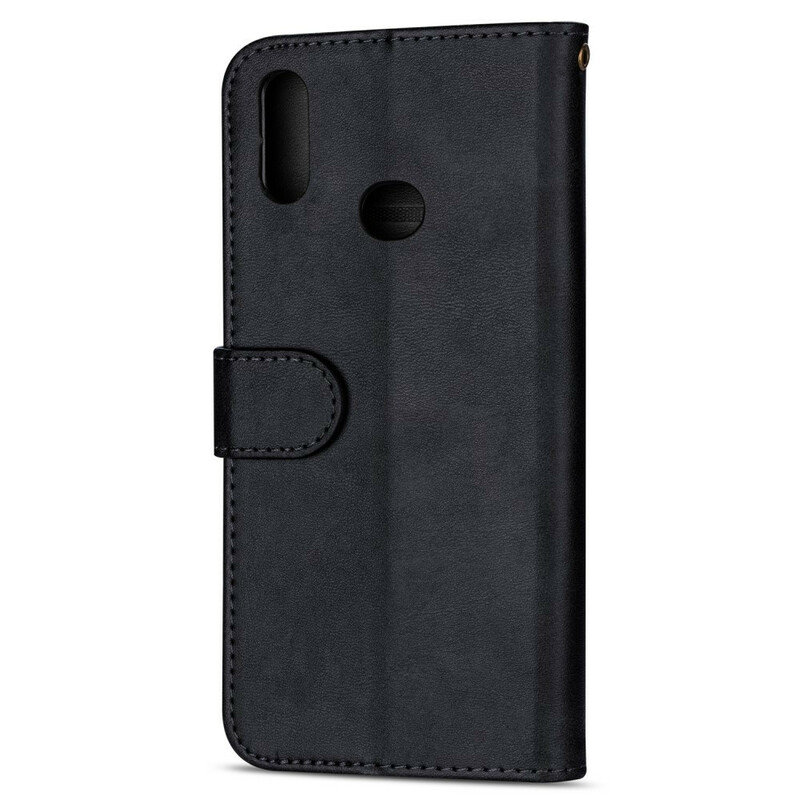 Housse Samsung Galaxy A10s Porte-monnaie avec Lanière Housse Samsung Galaxy A10s Porte-monnaie avec Lanière