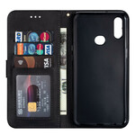 Housse Samsung Galaxy A10s Porte-monnaie avec Lanière Housse Samsung Galaxy A10s Porte-monnaie avec Lanière