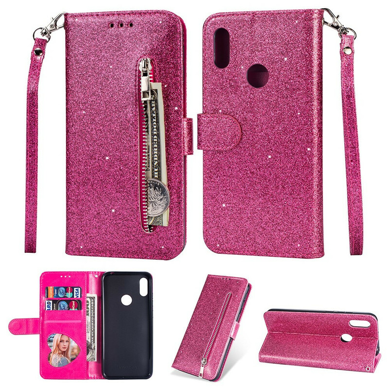 Housse Samsung Galaxy A10s Porte-Monnaie Paillettes à Lan Housse Samsung Galaxy A10s Porte-Monnaie Paillettes à Lan