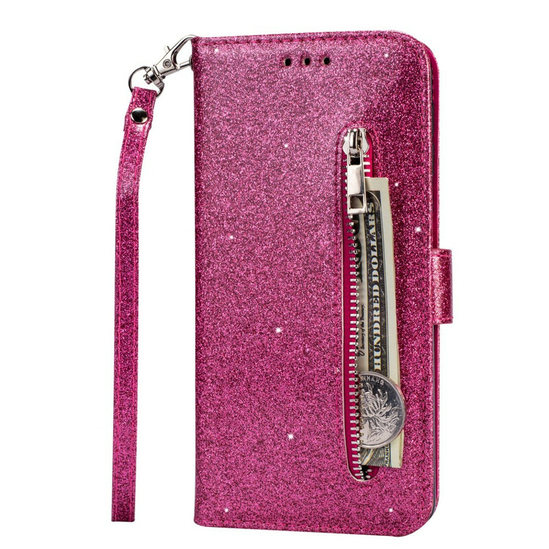 Housse Samsung Galaxy A10s Porte-Monnaie Paillettes à Lan Housse Samsung Galaxy A10s Porte-Monnaie Paillettes à Lan