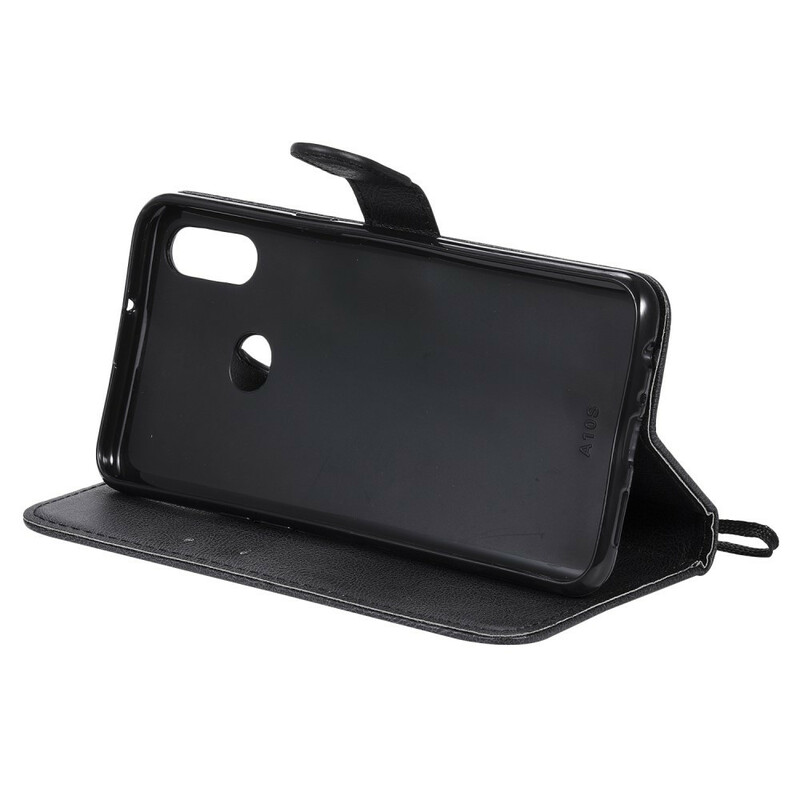 Housse Samsung Galaxy A10s Effet Cuir à Lanière Housse Samsung Galaxy A10s Effet Cuir à Lanière