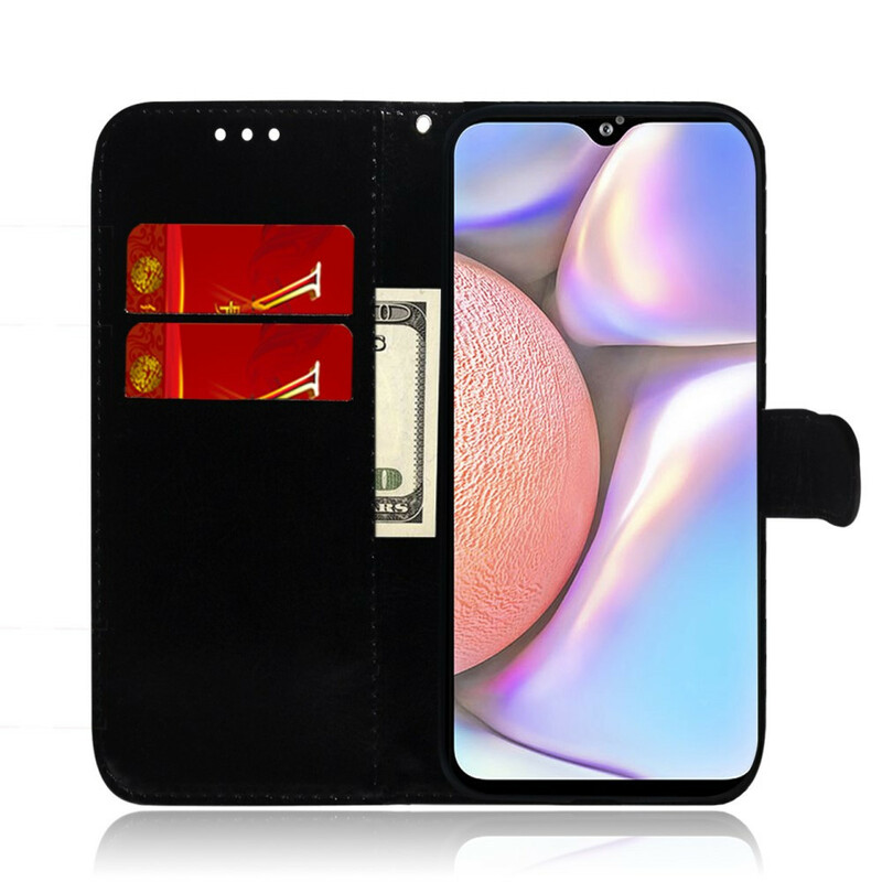 Housse Samsung Galaxy A10s Simili Cuir Couverture Miroir Housse Samsung Galaxy A10s Simili Cuir Couverture Miroir