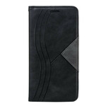 Flip Cover Samsung Galaxy A10s Style Cuir Vague Flip Cover Samsung Galaxy A10s Style Cuir Vague