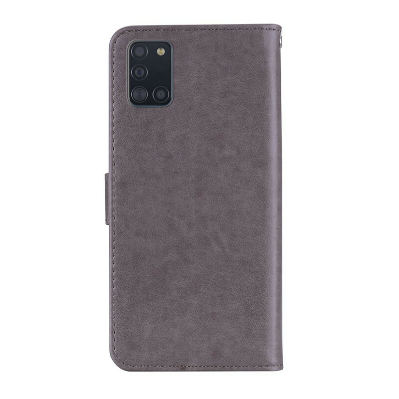 Housse Samsung Galaxy A31 Hibou Mandala et Breloque Housse Samsung Galaxy A31 Hibou Mandala et Breloque
