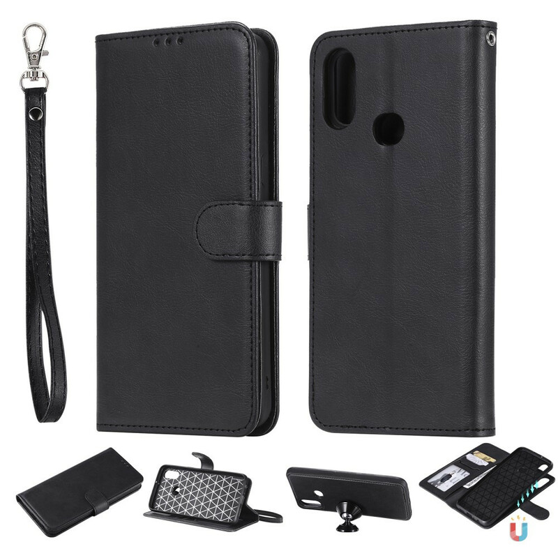 Housse Samsung Galaxy A10s Coque Détachable et Lanière Housse Samsung Galaxy A10s Coque Détachable et Lanière