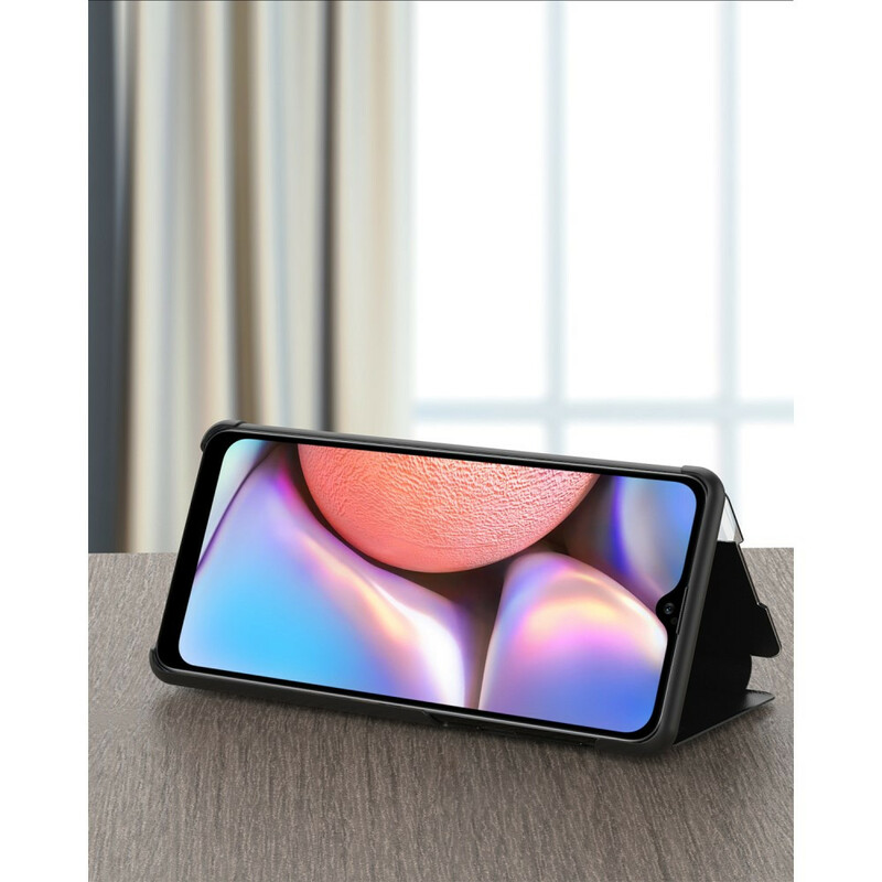 View Cover Samsung Galaxy A10s Simili Cuir Texturé View Cover Samsung Galaxy A10s Simili Cuir Texturé