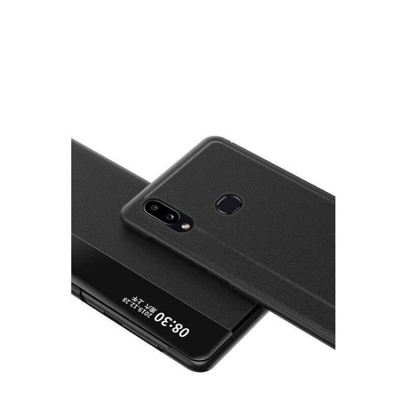 View Cover Samsung Galaxy A10s Simili Cuir Texturé View Cover Samsung Galaxy A10s Simili Cuir Texturé