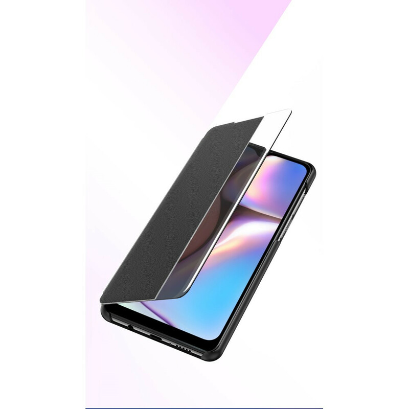 View Cover Samsung Galaxy A10s Simili Cuir Texturé View Cover Samsung Galaxy A10s Simili Cuir Texturé