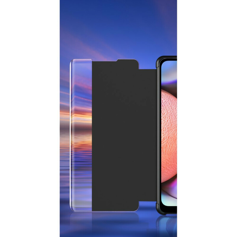 View Cover Samsung Galaxy A10s Simili Cuir Texturé View Cover Samsung Galaxy A10s Simili Cuir Texturé