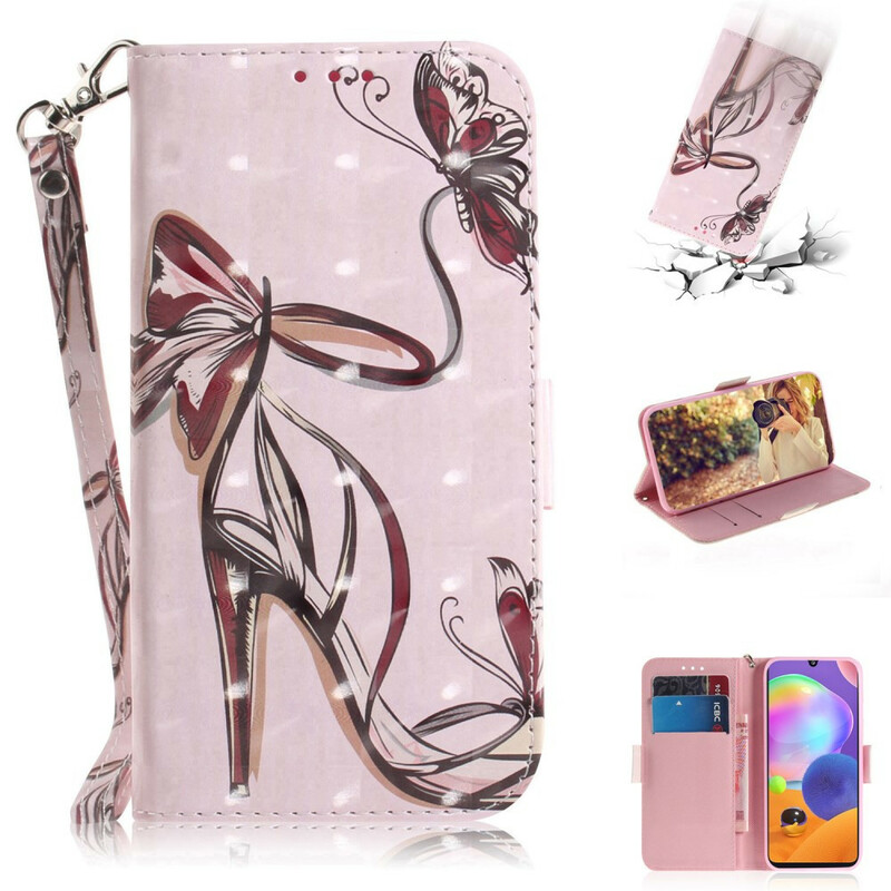 Housse Samsung Galaxy A31 Escarpin à Lanière Housse Samsung Galaxy A31 Escarpin à Lanière