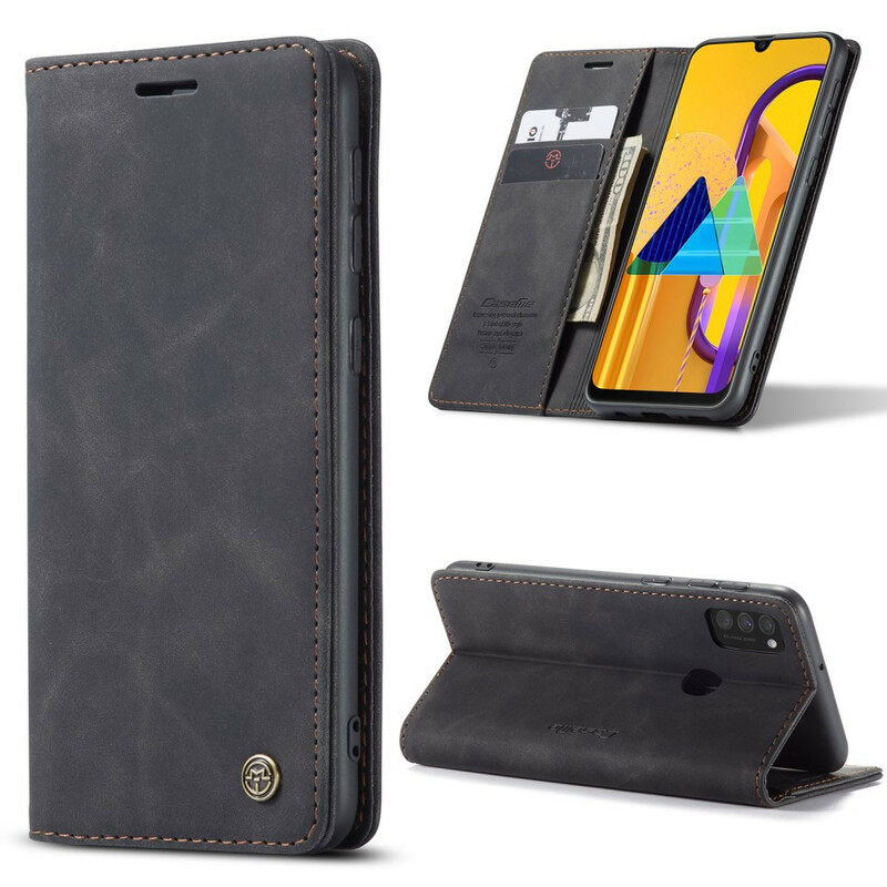 Flip Cover Samsung Galaxy M21 CASEME Simili Cuir Flip Cover Samsung Galaxy M21 CASEME Simili Cuir