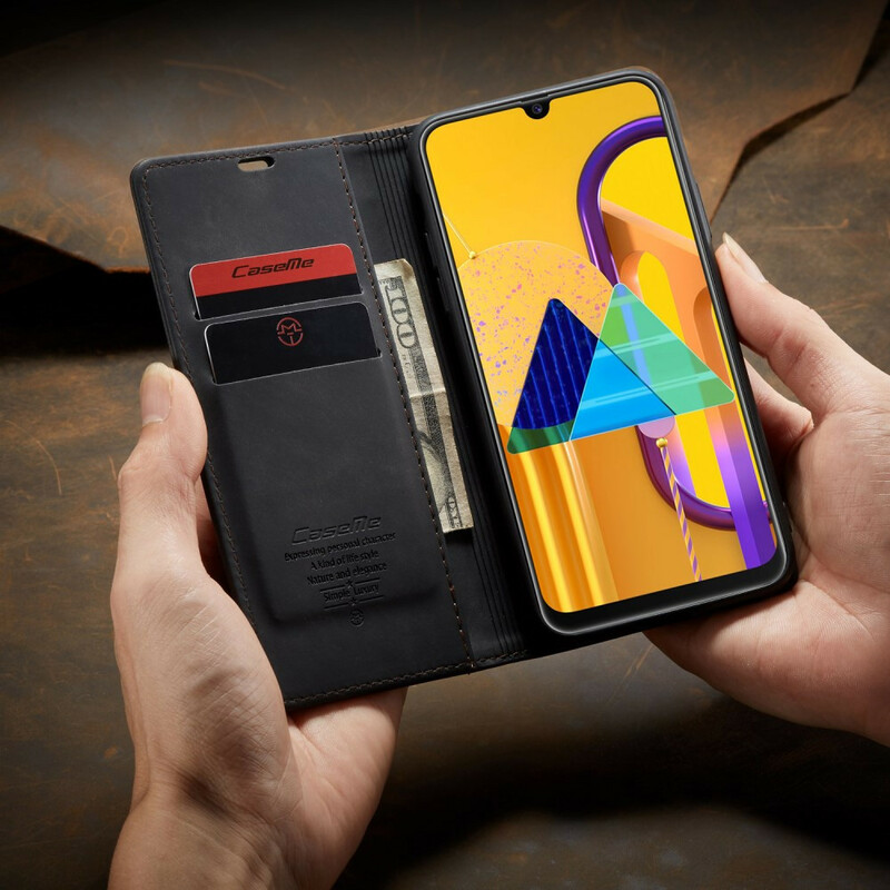 Flip Cover Samsung Galaxy M21 CASEME Simili Cuir Flip Cover Samsung Galaxy M21 CASEME Simili Cuir