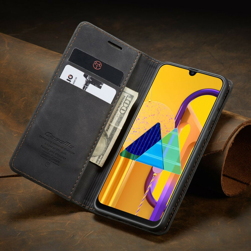 Flip Cover Samsung Galaxy M21 CASEME Simili Cuir Flip Cover Samsung Galaxy M21 CASEME Simili Cuir