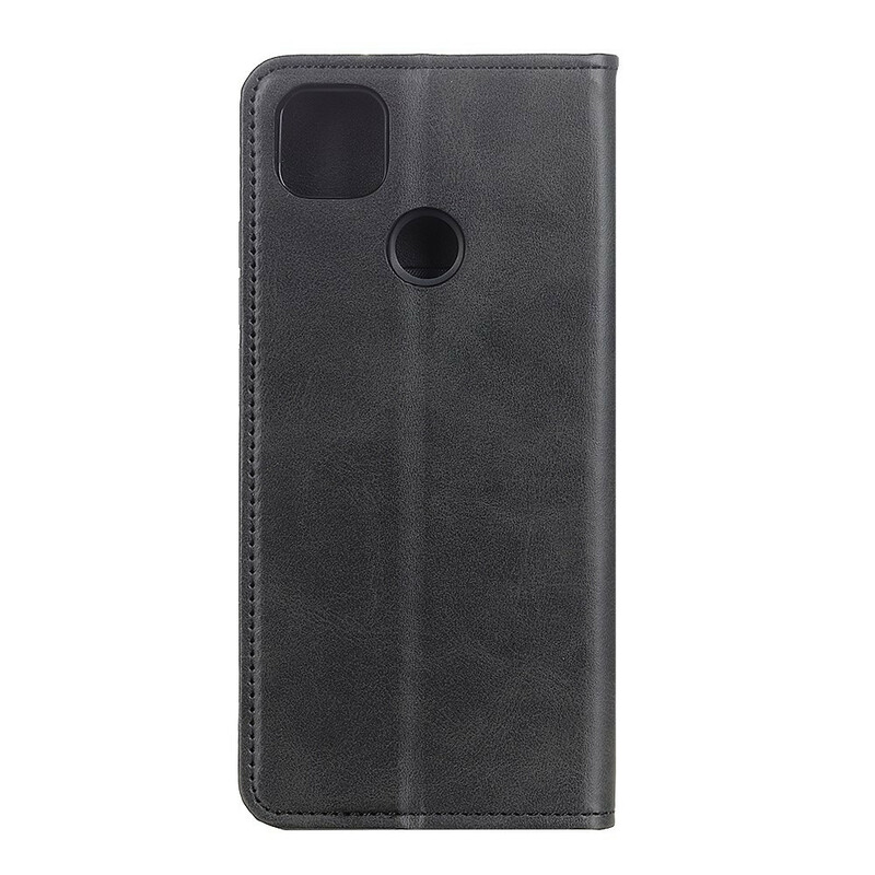 Flip Cover Google Pixel 5 Cuir Fendu Mat Flip Cover Google Pixel 5 Cuir Fendu Mat