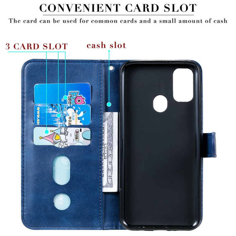 Housse Samsung Galaxy M21 Vintage Porte-Monnaie Housse Samsung Galaxy M21 Vintage Porte-Monnaie