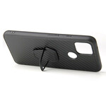 Coque Google Pixel 5 Fibre Carbone Anneau-Support Coque Google Pixel 5 Fibre Carbone Anneau-Support