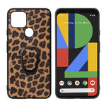 Coque Google Pixel 5 Style Léopard Anneau-Support Coque Google Pixel 5 Style Léopard Anneau-Support