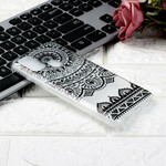 Coque Samsung Galaxy M31 Transparente Fleurs Mandala Coque Samsung Galaxy M31 Transparente Fleurs Mandala