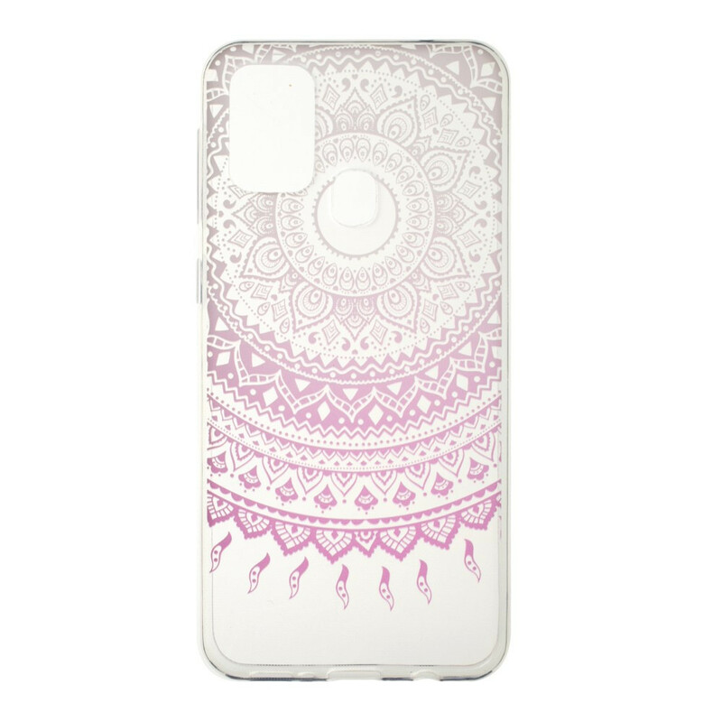 Coque Samsung Galaxy M31 Transparente Mandala Coloré Coque Samsung Galaxy M31 Transparente Mandala Coloré