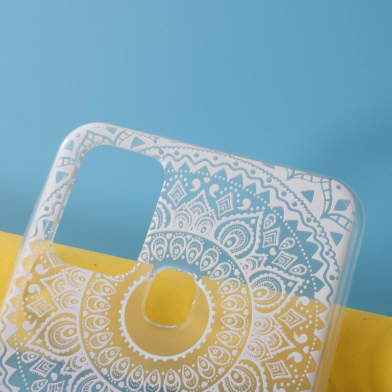 Coque Samsung Galaxy M31 Transparente Mandala Coloré Coque Samsung Galaxy M31 Transparente Mandala Coloré