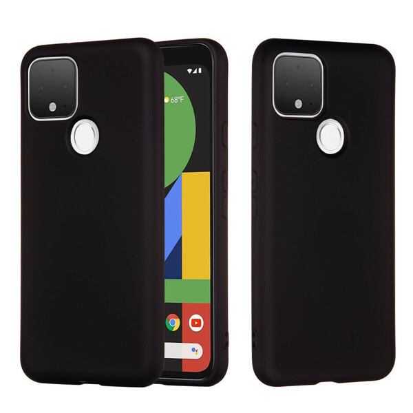 Coque Google Pixel 4A 5G Conception Silicone Liquide avec Lanière