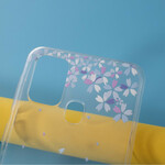 Coque Samsung Galaxy M31 Transparente Papillons et Fleurs Coque Samsung Galaxy M31 Transparente Papillons et Fleurs
