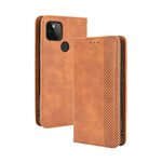 Flip Cover Goolge Pixel 4a 5G Effet Cuir Vintage Stylisé Flip Cover Goolge Pixel 4a 5G Effet Cuir Vintage Stylisé