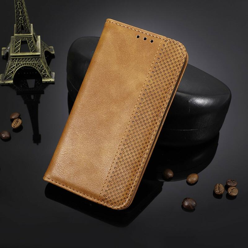 Flip Cover Goolge Pixel 4a 5G Effet Cuir Vintage Stylisé Flip Cover Goolge Pixel 4a 5G Effet Cuir Vintage Stylisé