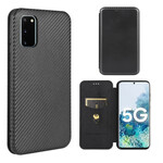 Flip Cover Samsung Galaxy S20 FE Fibre Carbone