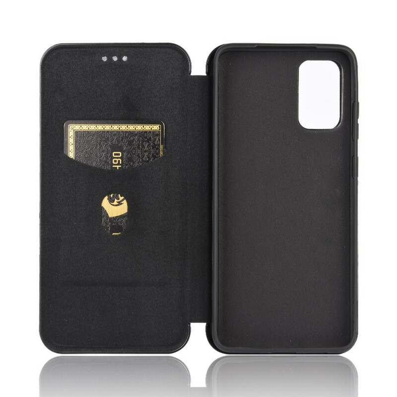 Flip Cover Samsung Galaxy S20 FE Fibre Carbone