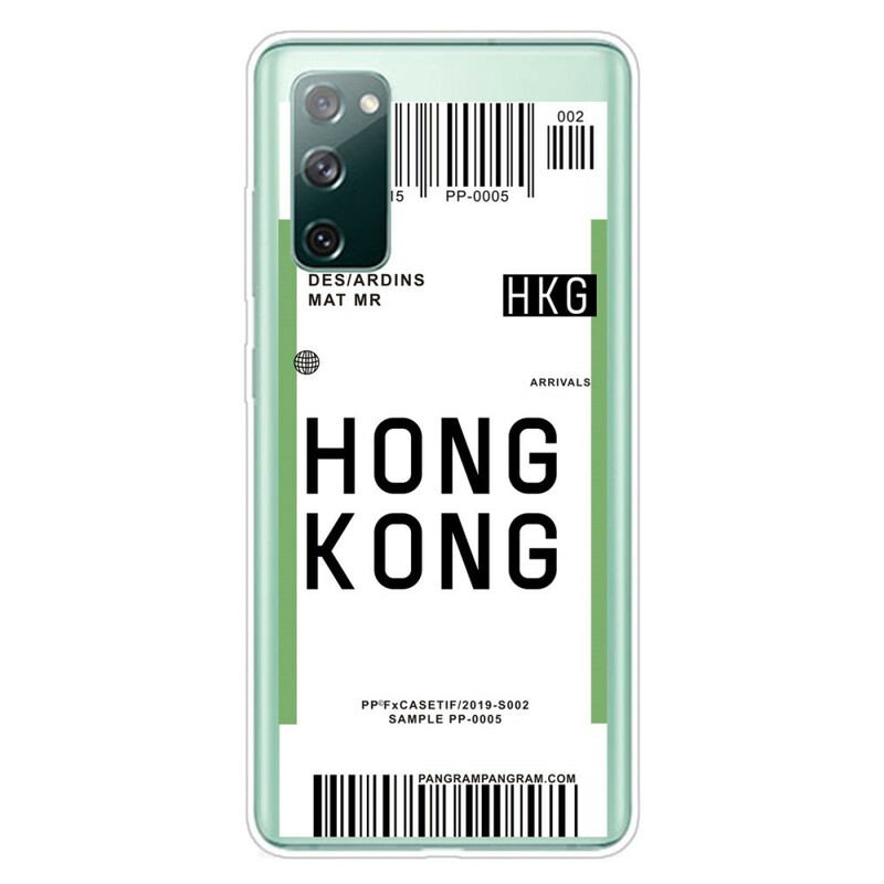 Coque iPhone 12 Pro Max Boarding Pass to Hong Kong