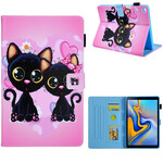 Housse Samsung Galaxy Tab A 8.0 (2019) Couple de Chats