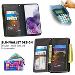 Housse Samsung Galaxy S20 Poche Zippée Ours Housse Samsung Galaxy S20 Poche Zippée Ours